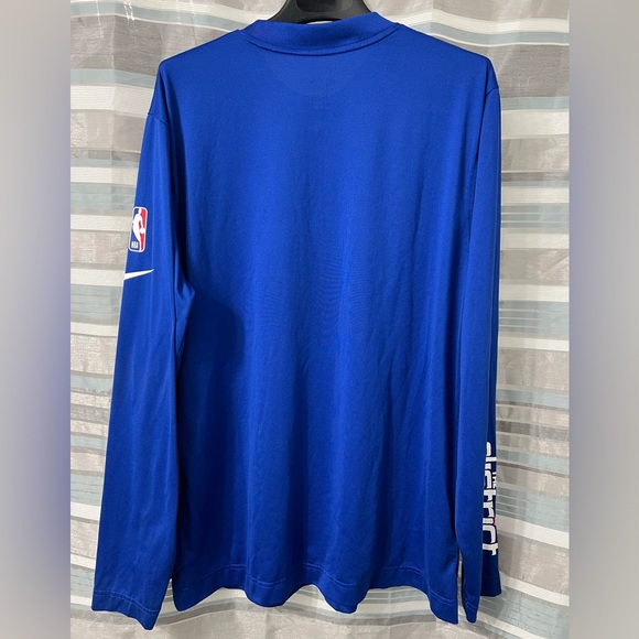 Nike Washington Wizards City Edition Pregame Warmup Long Sleeve Shooting Shirt - Picture 2 of 11